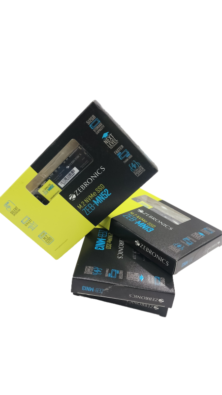 ZEBRONICS MN52 m.2 NVMe SSD with 512GB Capacity, 1900MB/s Read, 1100MB/s Write