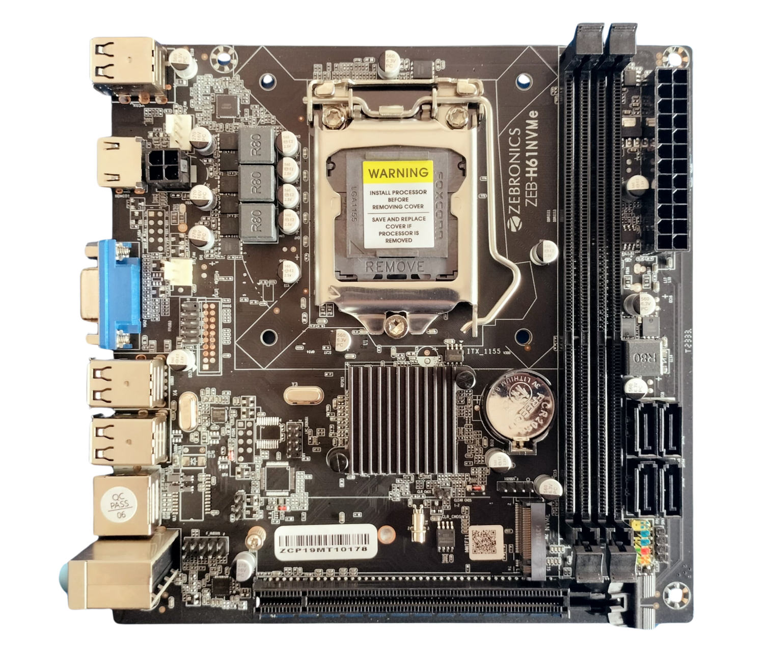 Zebronics H61 Chipset Motherboard